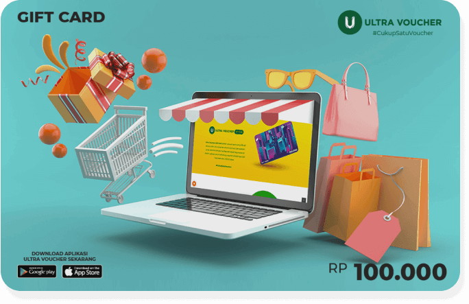 Ultra Voucher Gift Card Design 100K